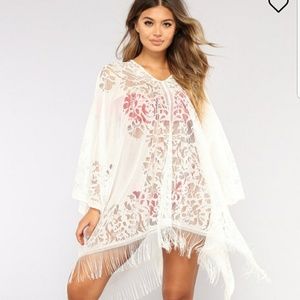FashionNova Cover Up Ivory